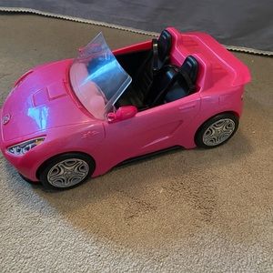 Pink Barbie convertible